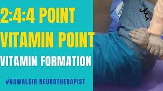 2:4:4 Point in Neurotherapy for vitamin formation. Blood Formation by #Nawalsir #Neurotherapist