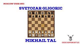 Mikhail Tal vs Svetozar Gligoric 1963: Epic Sicilian Duel in Moscow!