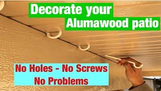 Alumahooks by Alumahangers for your Alumawood patio cover.