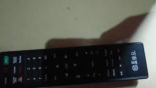 Ego TV remote