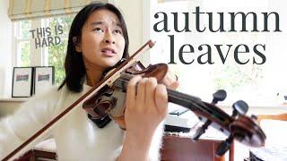 CLASSICAL VIOLINIST TRIES JAZZ - AUTUMN LEAVES