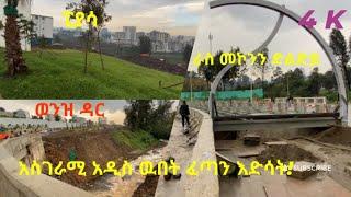 አስገራሚ የ24 ሰአት ስራ ራስ መኮንን ድልድይ በወንዝ ዳር እስከ ፒያሳ! #Addis Ababa walking tour #StreetRcords #donkeytube