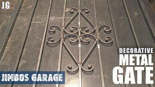 Decorative Metal Gate - Jimbos Garage