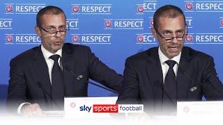 ESL players will be BANNED from World Cup | UEFA's Aleksander Ceferin reacts to Super League plans