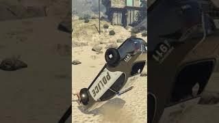 GTA V - Best WIN/FAIL Funny Moment Ever - Police Car almost hits sunbathing woman