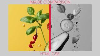 Image Compare - 1 line JS | HTML5 CSS3 | Zia Codes