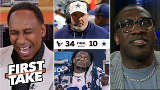 FIRST TAKE | Cowboys are a laughing stock of the NFL - Stephen A & Shannon on Dallas' lose to Texans