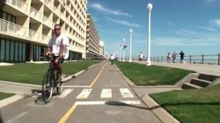 Virginia Beach Virtual Bicycle Tour - Boardwalk from 1st to 25th Street - VaBeach.com