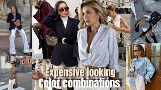 Expensive looking color combinations 10 combinations