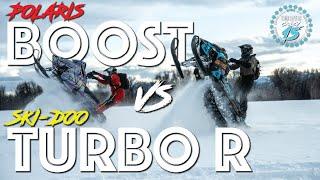 Polaris BOOST vs. Skidoo TURBO R…Side by Side Comparison!