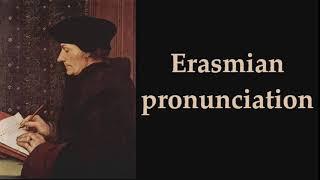 Erasmian pronunciation ∞