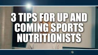 3 Tips for up and coming sports nutritionists?  Asker Jeukendrup