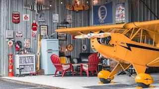 The Ultimate Spot, a Vintage Airplane Hangar. Where my 1941 J3 Cub Lives.