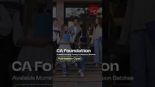 Latest CA Foundation Classes- Online + Offline Mode Available! Book your slow now!