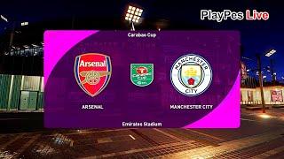 PES 2021 - Arsenal vs Manchester City - Carabao Cup - Gameplay PC