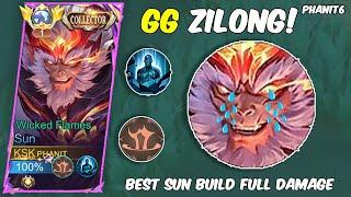 SUN TANK   TRUE BUILD DAMAGE TOP GLOBAL 2024 | NEW BUILD TANK TOP ONE GLOBAL 2024 ~ MOBILE LEGENDS