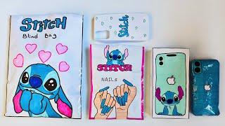 Stitch blind bag + unboxing paper iphone 16 ASMR