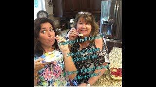 Stacey & Arlynn:  In The Kitchen -- "Cherry Topped Baked Cheesecake"