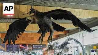 Giant Gandalf sculpture to be removed from Wellington Airport in New Zealand