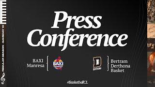 BAXI Manresa v Bertram Derthona Basket - Press Conference | #BasketballCL 2024-25