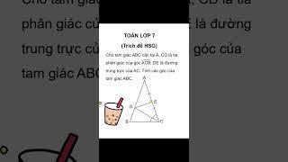 Toán lớp 7 hình học nâng cao tính các góc của tam giác ABC