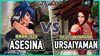 KOF XV  Shermie Asesina (Leona/Athena/Shermie) vs Ursaiyaman (Mai/Chizuru/Isla)  Steam