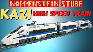 Kazi City Train Hochgeschwindigkeitszug 98227 Review | Toller Klemmbaustein Zug für wenig Geld