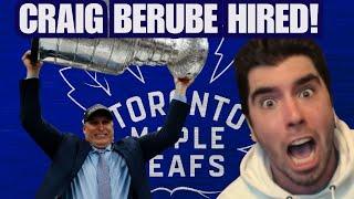 BREAKING NEWS: CRAIG BERUBE Named Head Coach of Toronto Maple Leafs