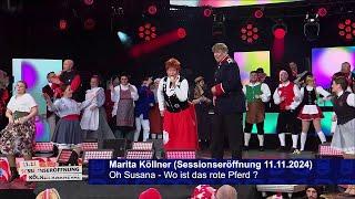 Marita Köllner - Oh Susana Wo ist das rote Pferd? (Sessionseröffnung 11.11.2024)