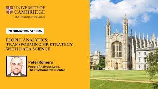 Information session on Cambridge Judge Business School’s People Analytics programme