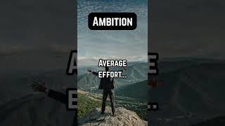 Average Effort = Average Life. Aim Higher.#Ambition #DreamBigger