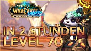 In 2 Stunden auf Max Level 70!  | WoW Remix  Speedlevel Guide