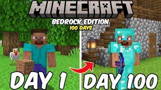 100 Days in Minecraft Bedrock Edition