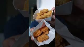 McNuggets VS Burger King nuggets (blind taste test) #mcdonalds #mcnuggets #burgerking #tastetest