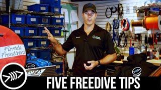 Top 5 Freedive Tips - Florida Freedivers