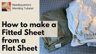 How to Make a Fitted Sheet from a Flat Sheet