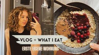 VLOG + WHAT I EAT (Veggie World, erste eigene Wohnung, Bonn, Uni,...)  