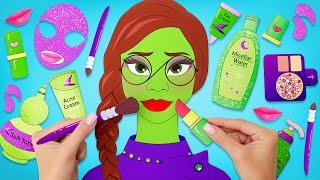 Craft Elphaba’s Magical Paper Beauty Box with Spell | Makeover DIY by Slick Slime Sam's Maker World