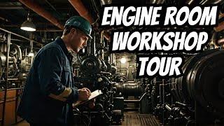 Life on a Cargo Ship | Engine Room Workshop Tour