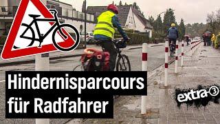 Realer Irrsinn: Poller auf Radweg in Osnabrück | extra 3 | NDR