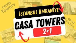 İstanbul/Ümraniye  Casa Towers’da Satılık 2+1