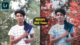 How to Edit MOODY RED - Lightroom Mobile Tutorial || Dark Moody Color Correction in Lightroom