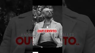 Andrew Tate Just Called  Out Crypto