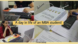 A day in life of an MBA student || Presentation & Submissions ‍ || *Indian* 9 to 6 routine 