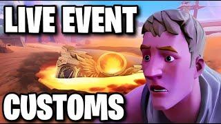 Live Fortnite Customs & Live Event!