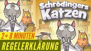 Schrödingers Katzen Regeln Anleitung Erklärung Bluff- und Schätz Kartenspiel