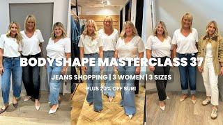 COME JEAN SHOPPING WITH US! 3 WOMEN |3 BODY SHAPES | 3 DIFFERENT HEIGHTS | BODY SHAPE MASTERCLASS 37