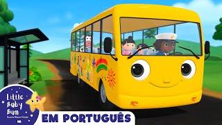 As rodas do ônibus - Chuva chuva, vá embora! | Canções para crianças | Little Baby Bum em Português