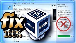 How to Fix Kali Linux or Ubuntu VirtualBox ABORTED Fast!