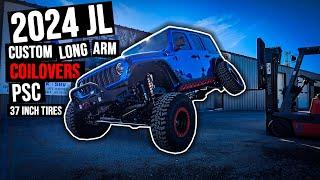 2024 JEEP JL RUBICON GETS CUSTOM LONG ARM SUSPENSION AND COILOVERS!! | OA BUILDS